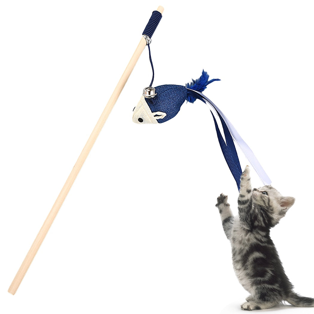 Cat Wand Toy With Bell