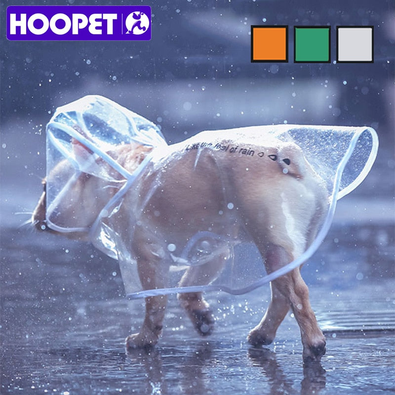 HOOPET Pet Raincoat With Hood