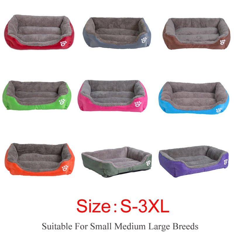 Pet Sofa Beds - Waterproof Bottom - Soft Fleece -S-3XL