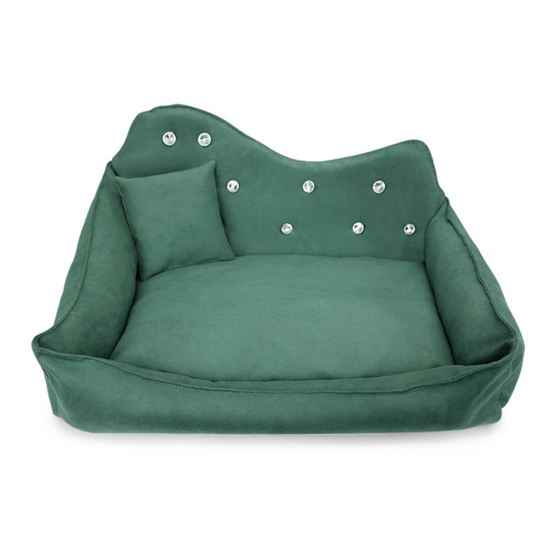 Luxury Rhinestone Pet Bed