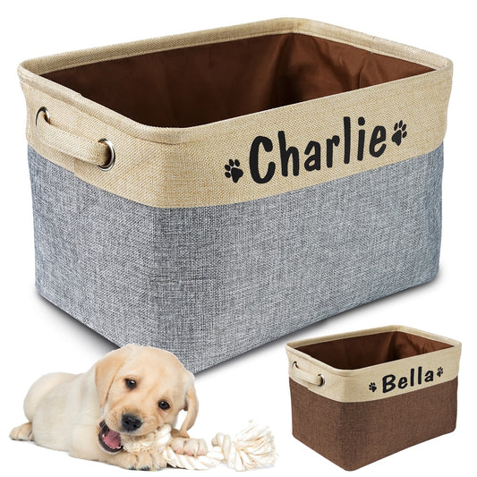 Personalized Pet Storage Basket