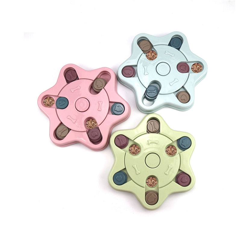 Interactive Slow Dispensing Puzzle Toy For Dogs