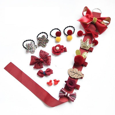 18pc Hair Clip Set For Dog/Cat