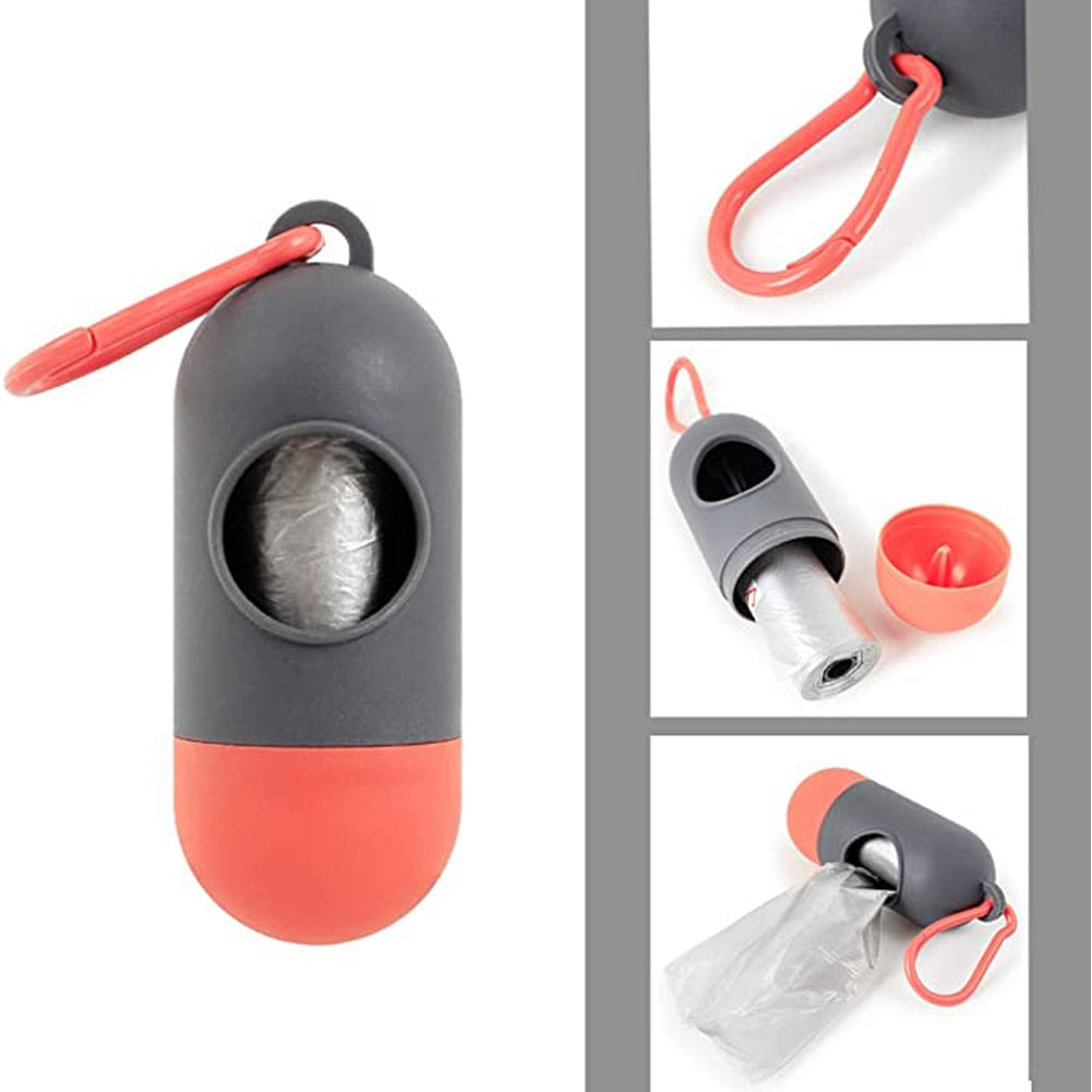 Dog Poop Bag Dispenser + Bags
