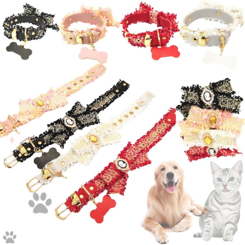 Fashion Pet Collar Bow Knot