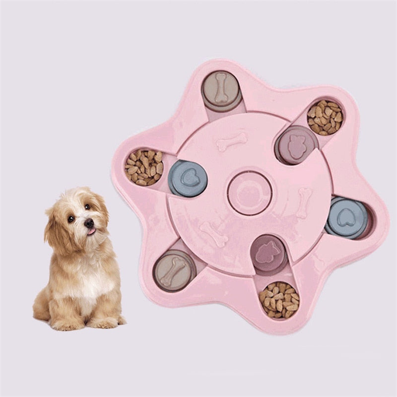 Interactive Slow Dispensing Puzzle Toy For Dogs