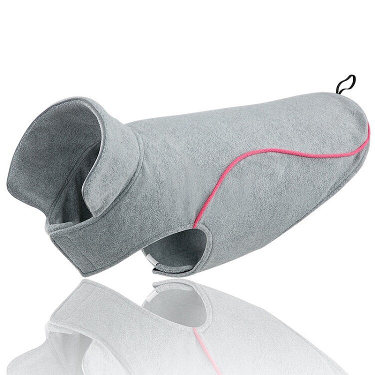 Warm Fleece Reflective Dog Vest