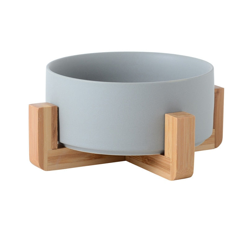 Ceramic Pet Bowl Single/Double w/wo Stand