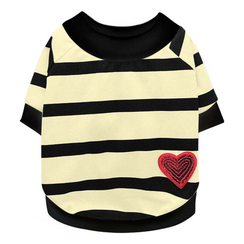 Stylish Striped Dog Shirt