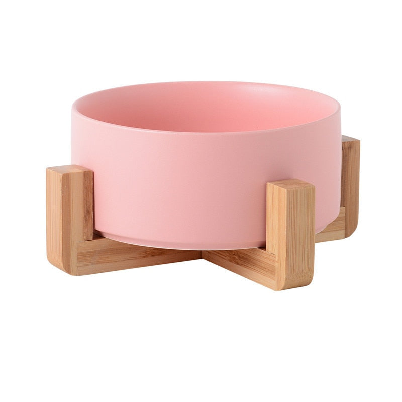 Ceramic Pet Bowl Single/Double w/wo Stand