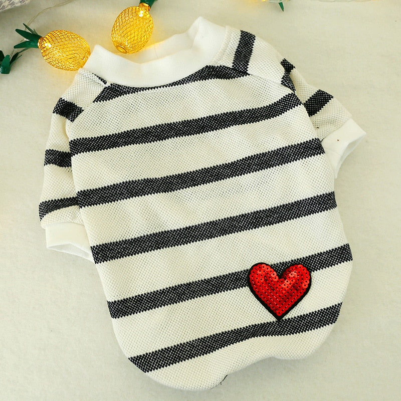 Stylish Striped Dog Shirt