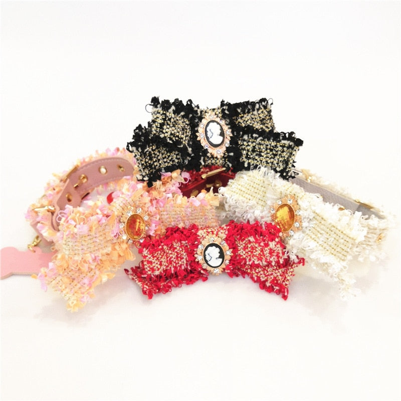 Fashion Pet Collar Bow Knot
