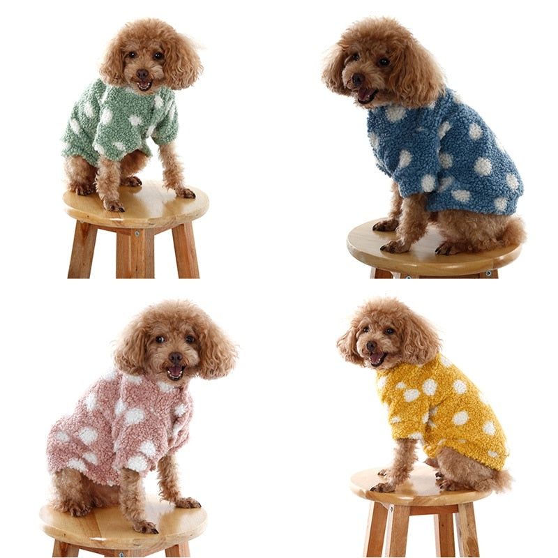Warm Fleece Dog Coat/ Sweater