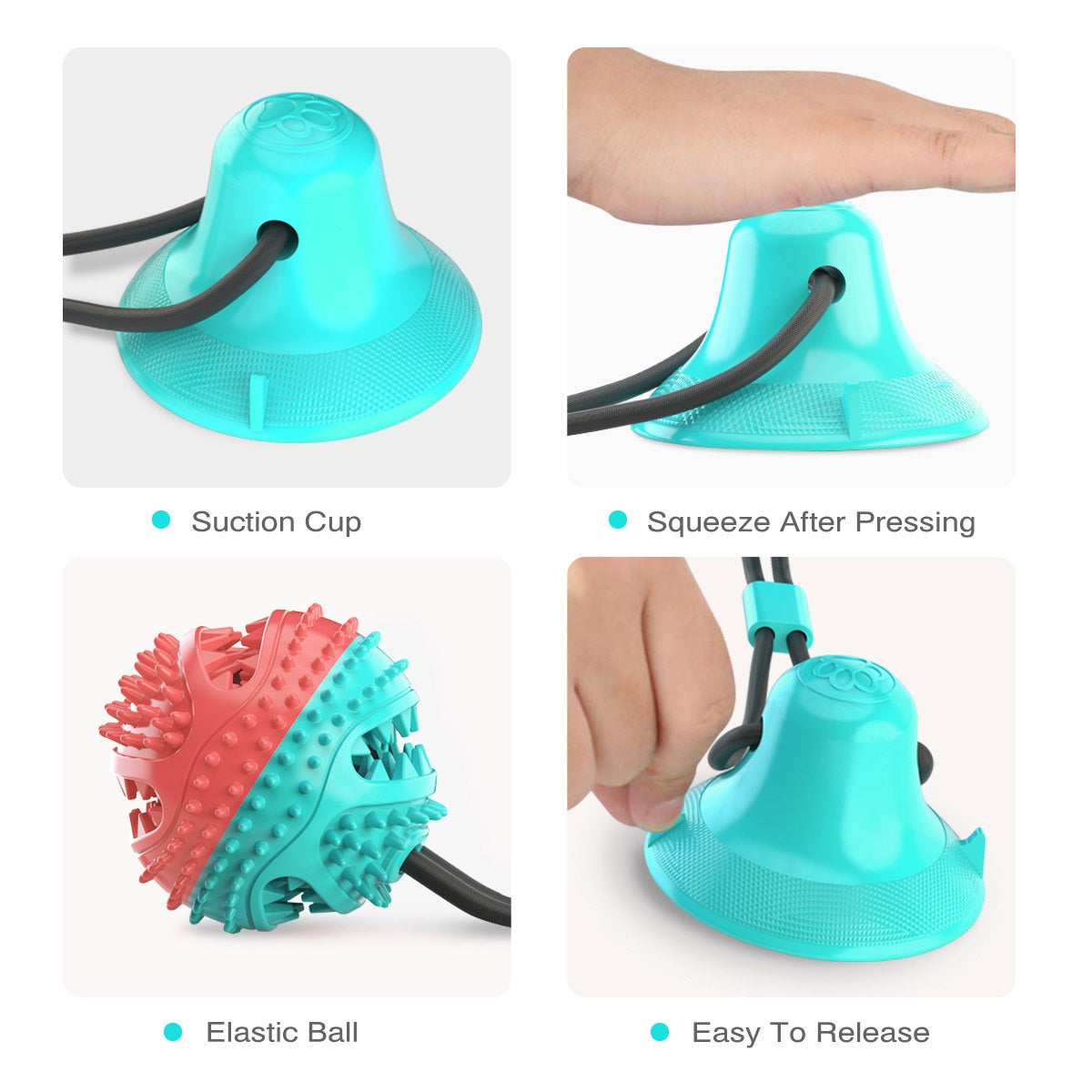 Indestructible Silicone Dog Toy