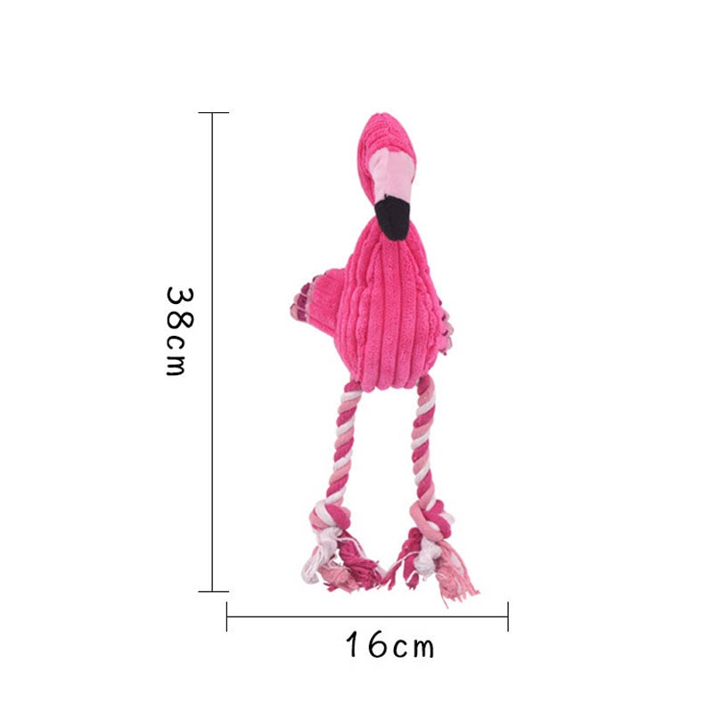 Flamingo Dog Chew Toy
