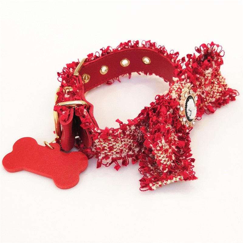 Fashion Pet Collar Bow Knot