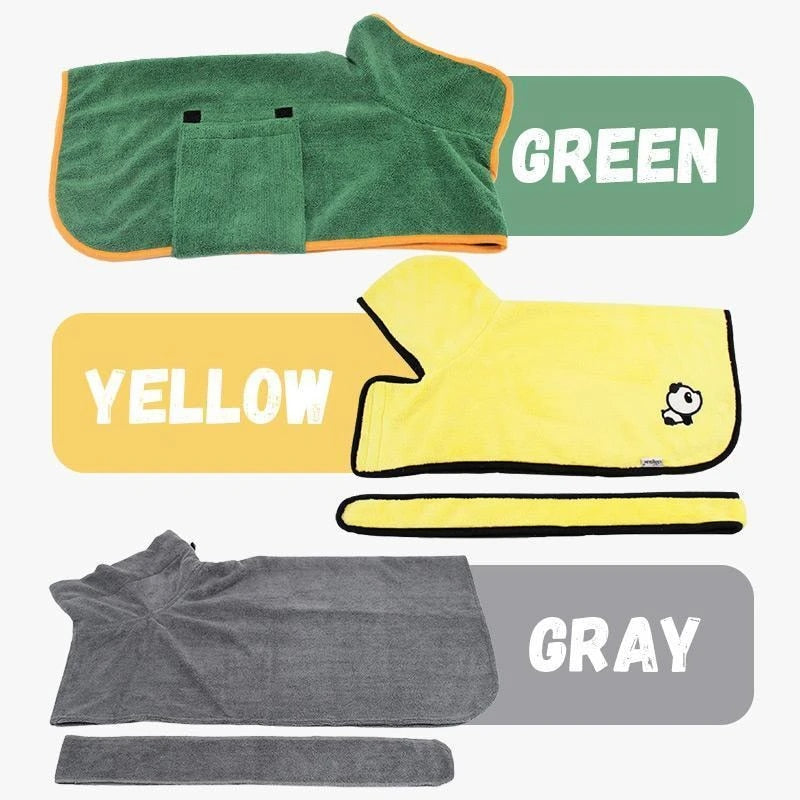Absorbent Pet Bathrobe/Towel