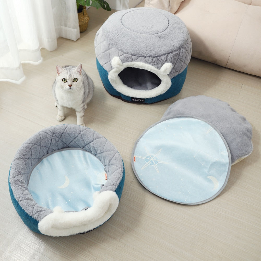 HOOPET Plush Cat Bed/House