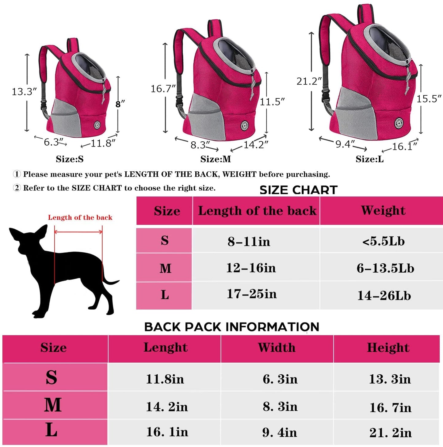 Pet Carrier/Backpack