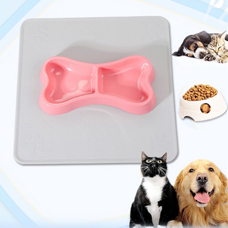 Anti-Slip Waterproof Pet Bowl Mat