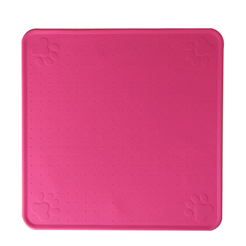 Anti-Slip Waterproof Pet Bowl Mat