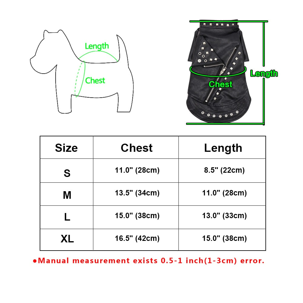 Leather Pet Jacket