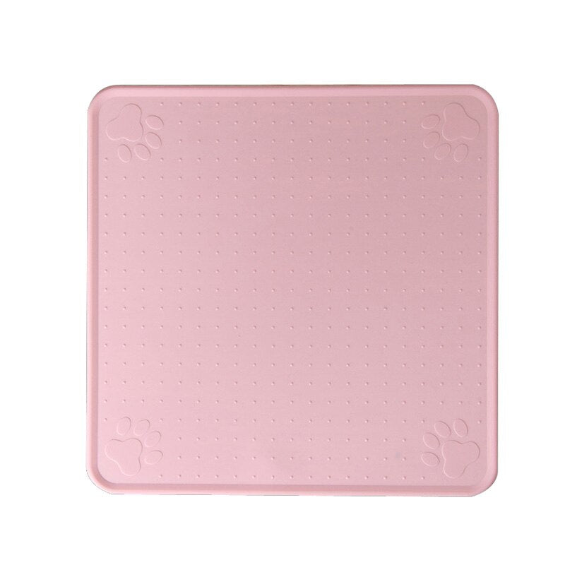 Anti-Slip Waterproof Pet Bowl Mat