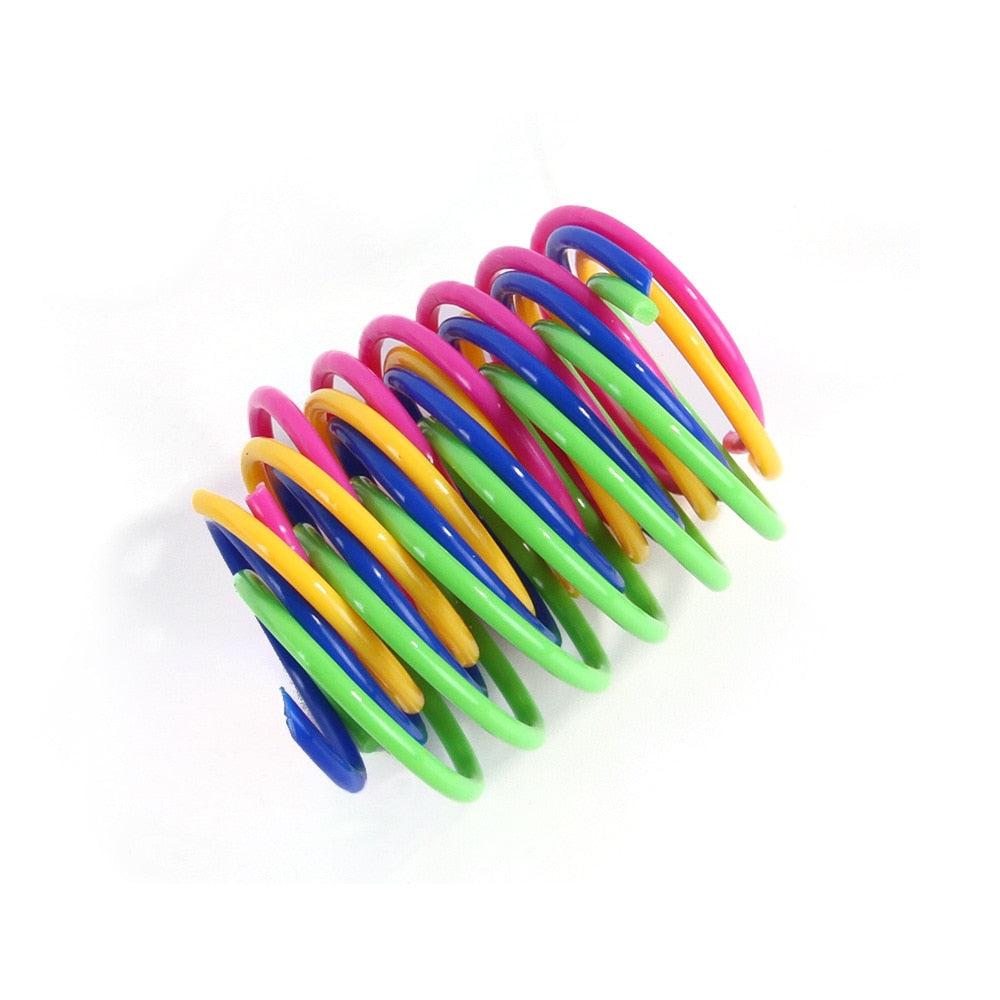 4/8/16/20pcs Kitten/Cat Durable Spring Toy