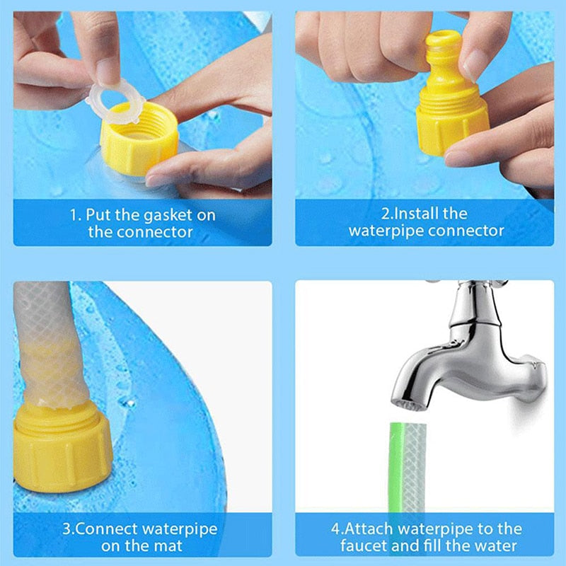 Inflatable Sprinkler Play Pad/Cooling Mat