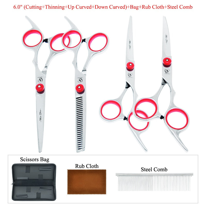 Meisha Professional Pet Grooming Scissors Set