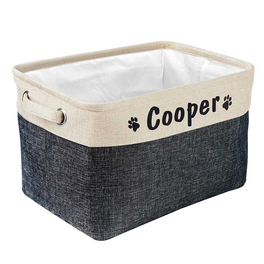 Personalized Pet Storage Basket