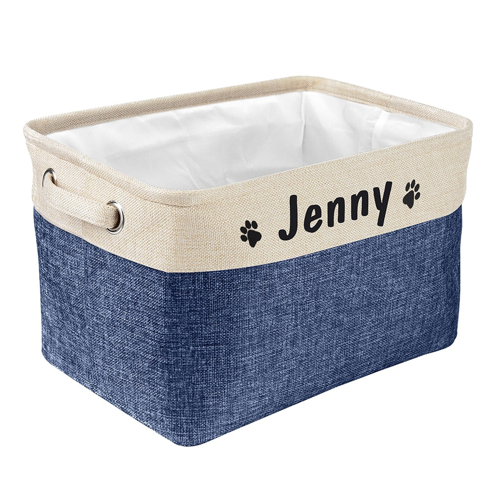 Personalized Pet Storage Basket